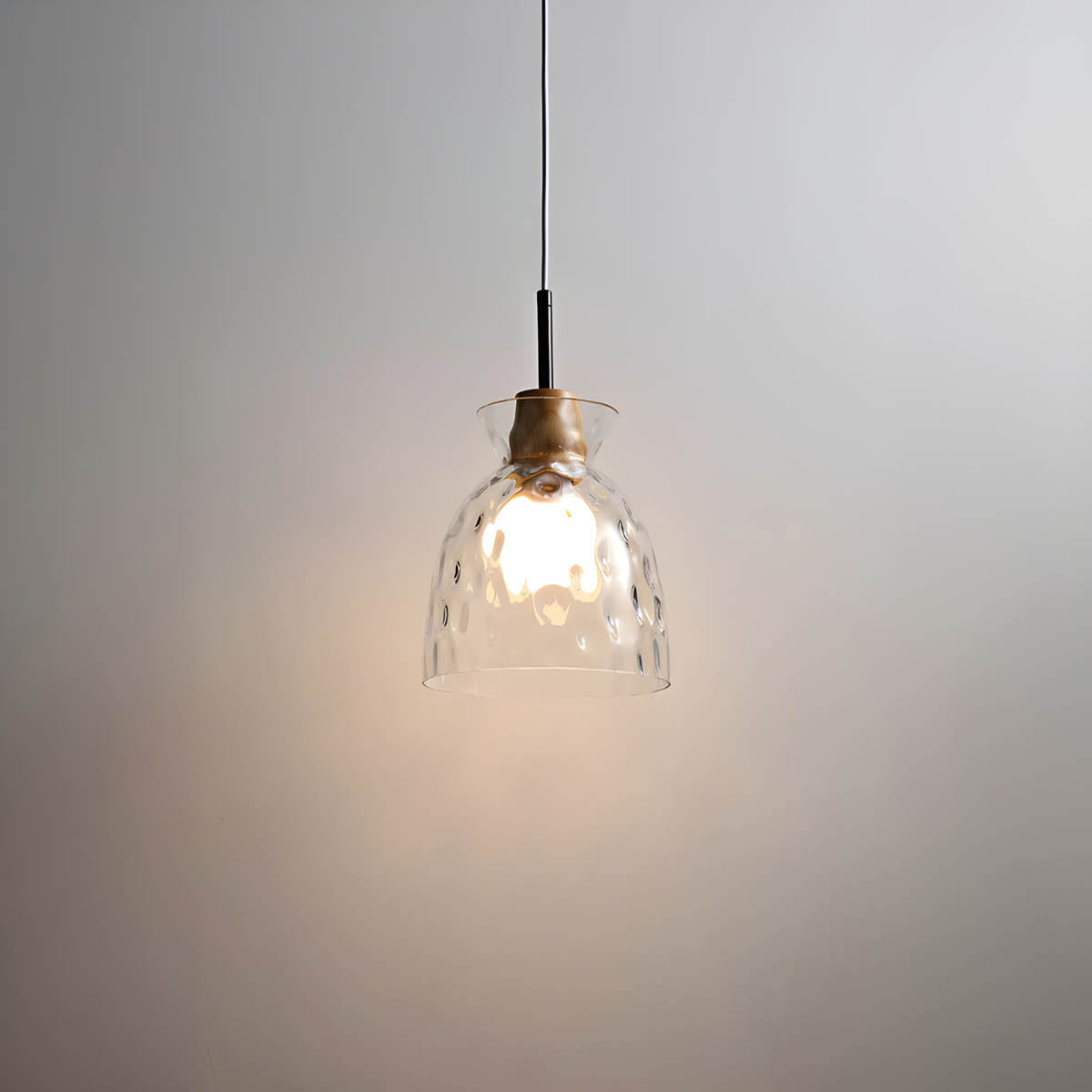 Brehn | LuxeGlow Chic Glasleuchter - Modern elegante Glas-Deckenlampe