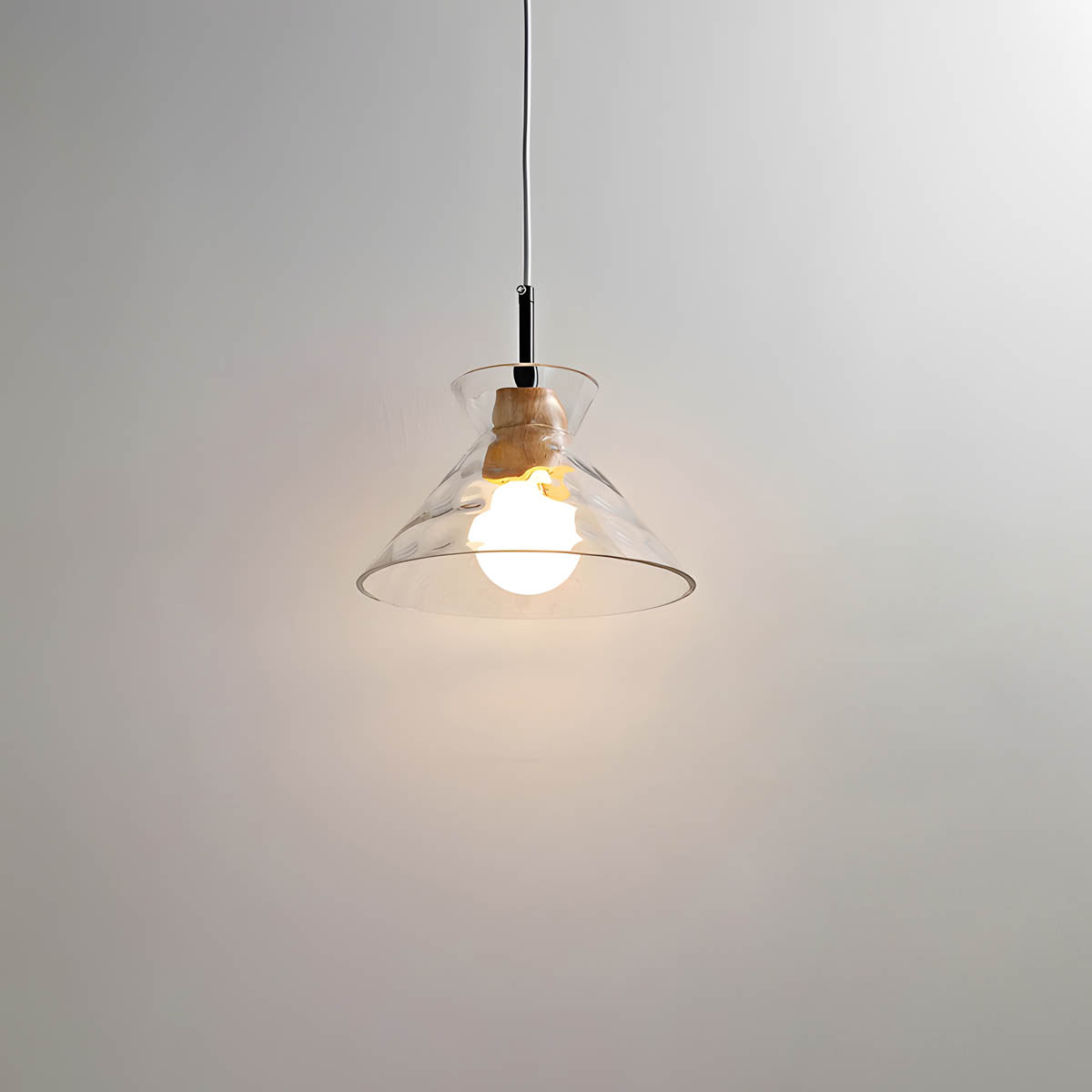 Brehn | LuxeGlow Chic Glasleuchter - Modern elegante Glas-Deckenlampe