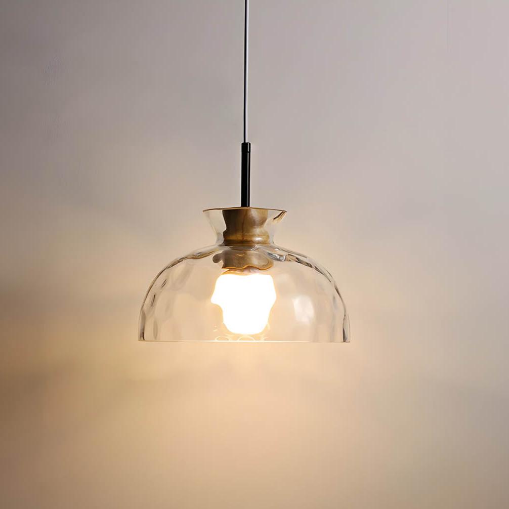 Brehn | LuxeGlow Chic Glasleuchter - Modern elegante Glas-Deckenlampe