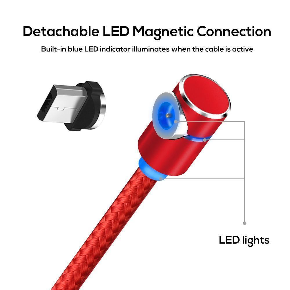 Brehn | 360 Grad drehbares magnetisches Ladekabel