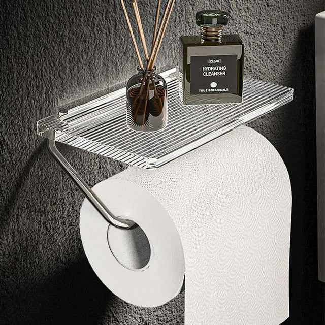 Moderner Acryl-Toilettenpapierhalter