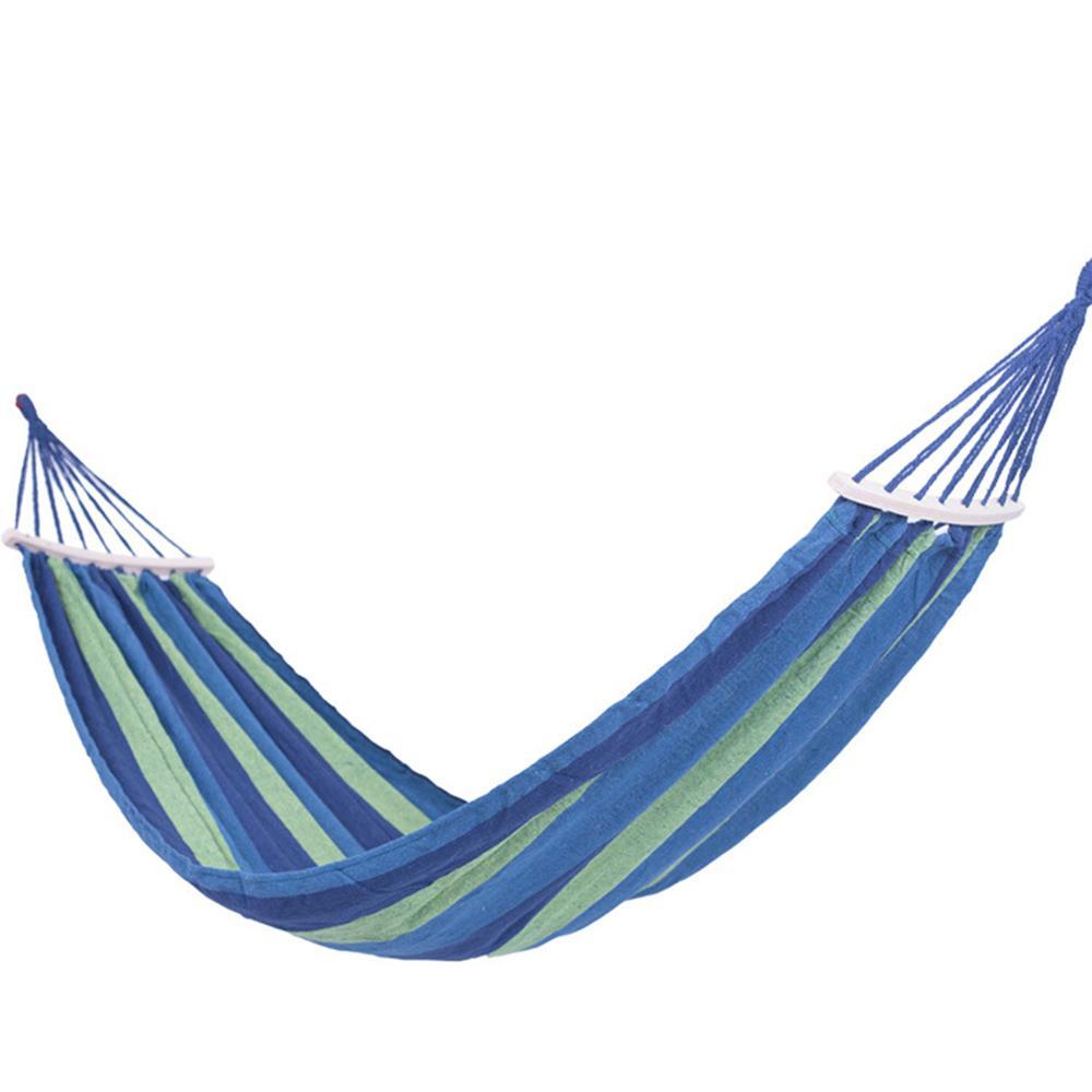 Hängematte - von Camping Hammock (blau gestreift) | Brehn