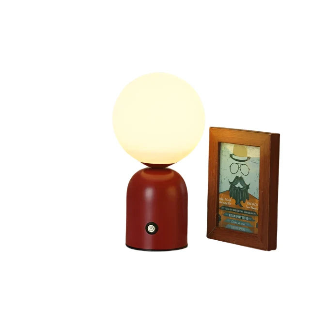 Wiederaufladbare LED Tischlaterne – Tragbare kabellose Lampe für Innen & Außen | Brehn