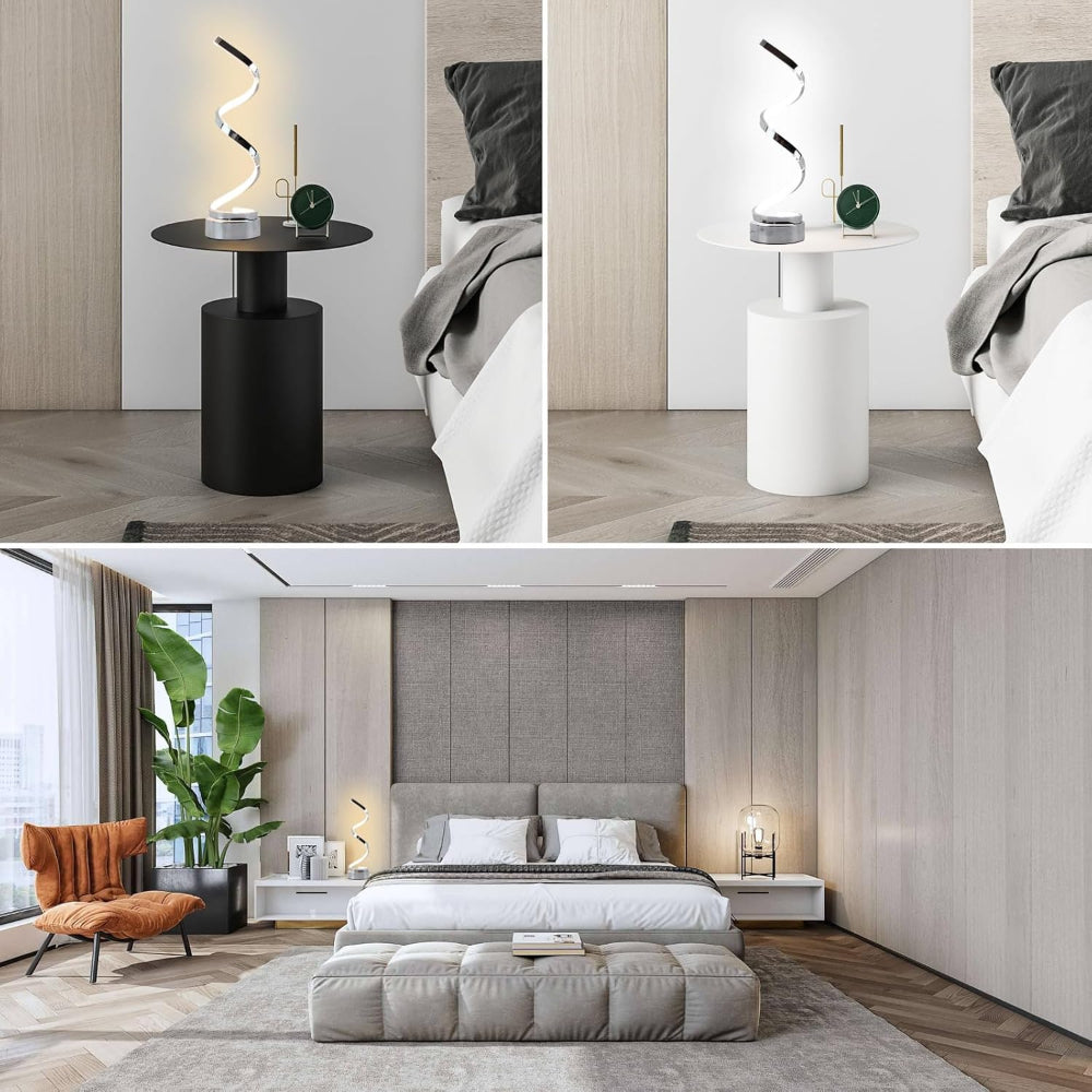 SpiralLight LED Tischlampe mit dimmbarem Licht und Touch-Steuerung | Brehn