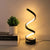 SpiralLight LED Tischlampe mit dimmbarem Licht und Touch-Steuerung | Brehn