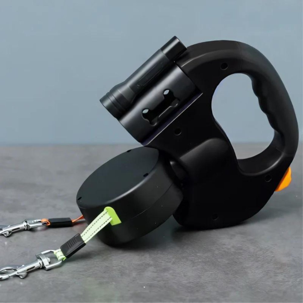 TangleFree Doppelleine – Verwicklungsfreies Leinen für einfaches Gehen mit zwei Hunden | Brehn