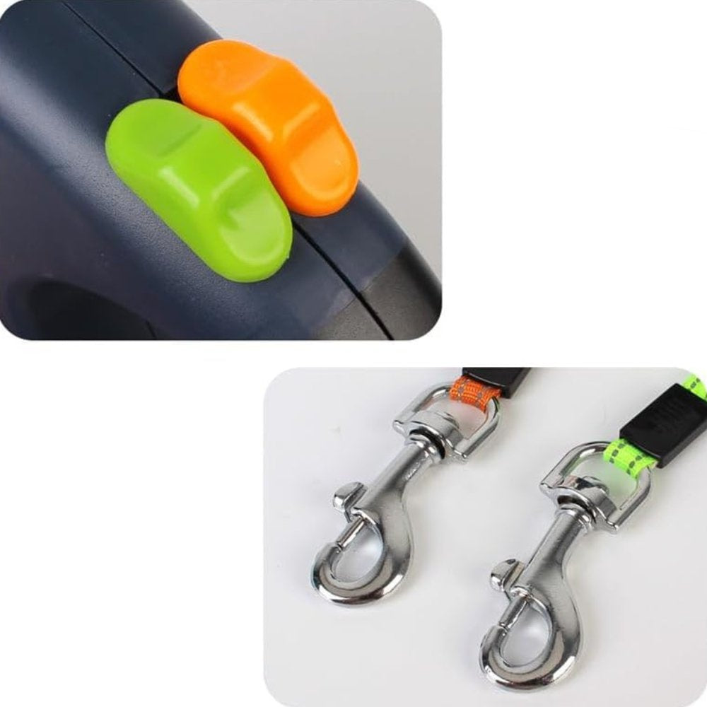 TangleFree Doppelleine – Verwicklungsfreies Leinen für einfaches Gehen mit zwei Hunden | Brehn