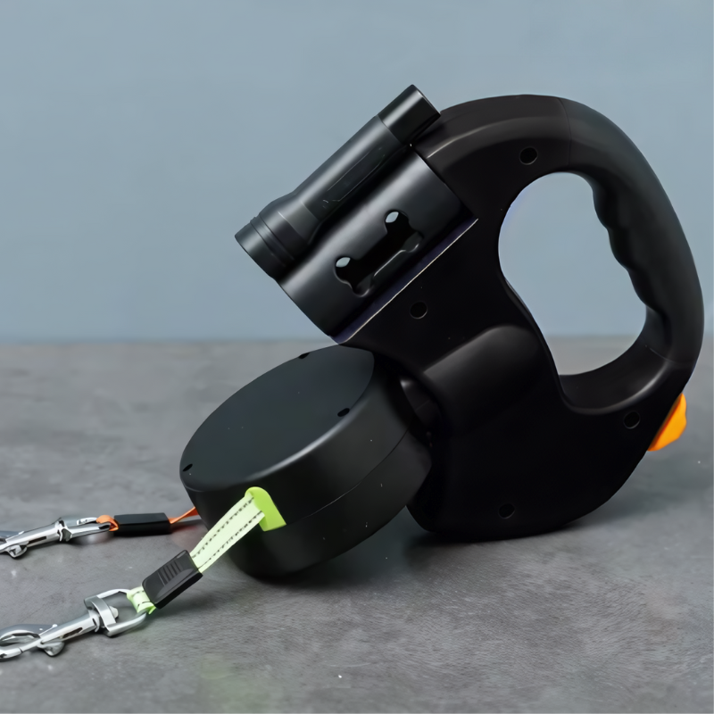 PowerPup Duo-Leash — Endlich stressfreie Spaziergänge mit zwei Hunden in perfekter Harmonie | Brehn