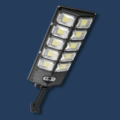 PowerBright Solar Außenlampe 3000W – Wand- oder Pfostenmontage IP65 | Brehn