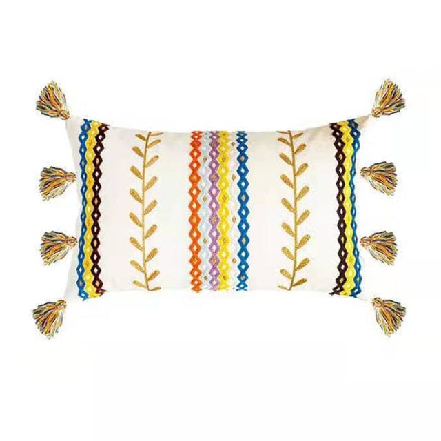 Texturiertes-Tassel Kissenbezug | Brehn