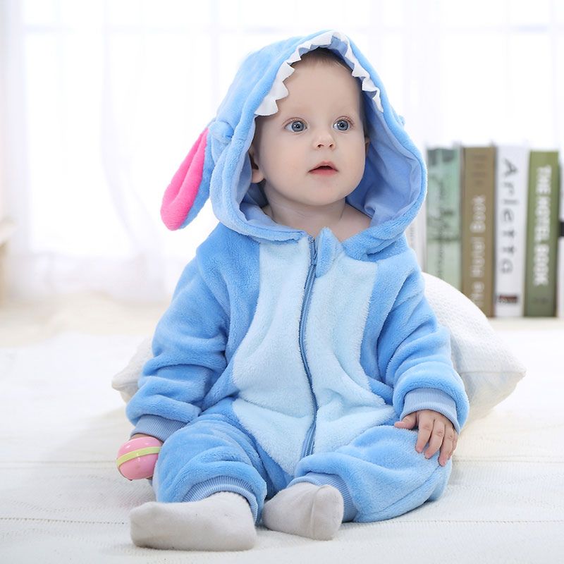 Kleinkind-Tier-Overall | Weicher Baby-Body aus Baumwolle und hypoallergenem Fleece