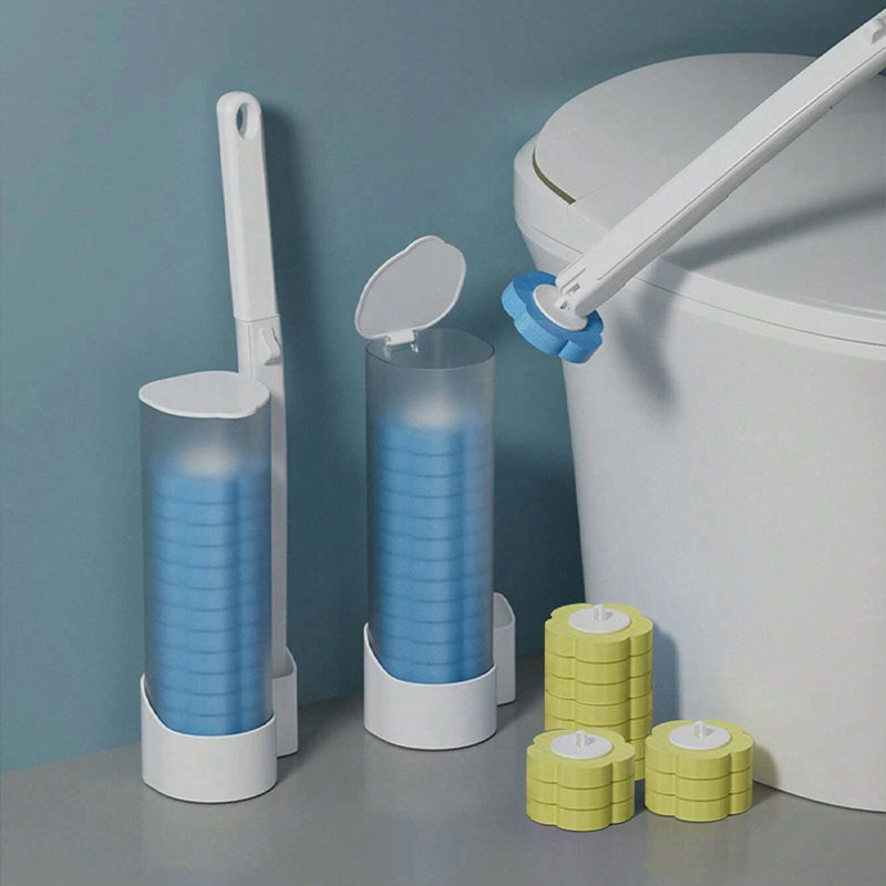 HygiBrush Einweg-Toilettenbürste mit abnehmbaren Schwammköpfen | Brehn