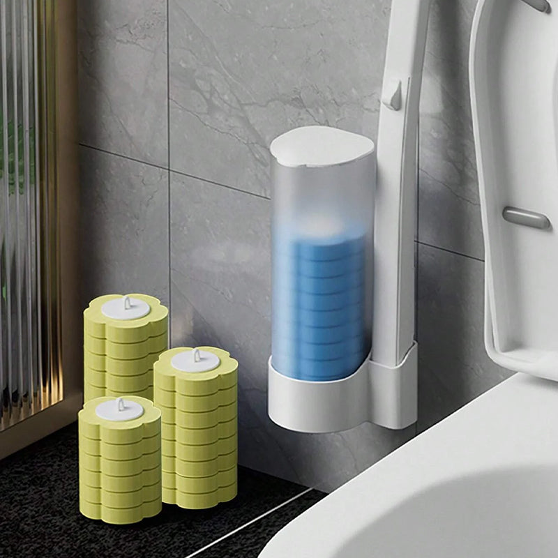 HygiBrush Einweg-Toilettenbürste mit abnehmbaren Schwammköpfen | Brehn