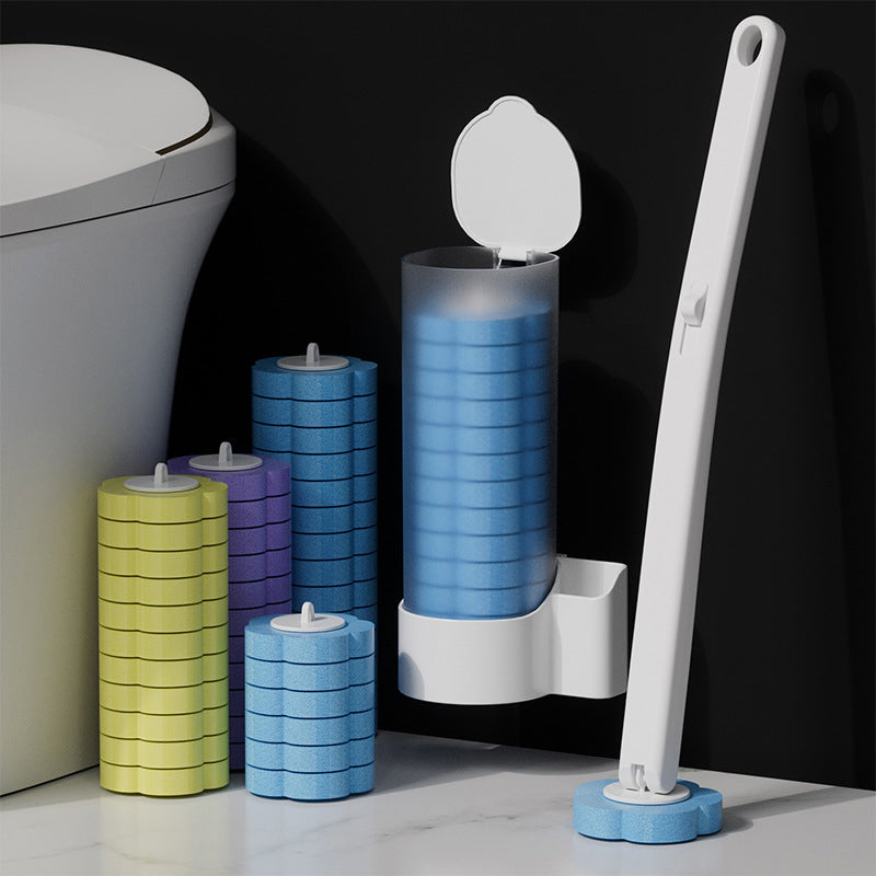 HygiBrush Einweg-Toilettenbürste mit abnehmbaren Schwammköpfen | Brehn
