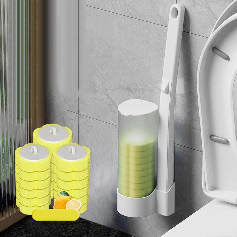 HygiBrush Einweg-Toilettenbürste mit abnehmbaren Schwammköpfen | Brehn