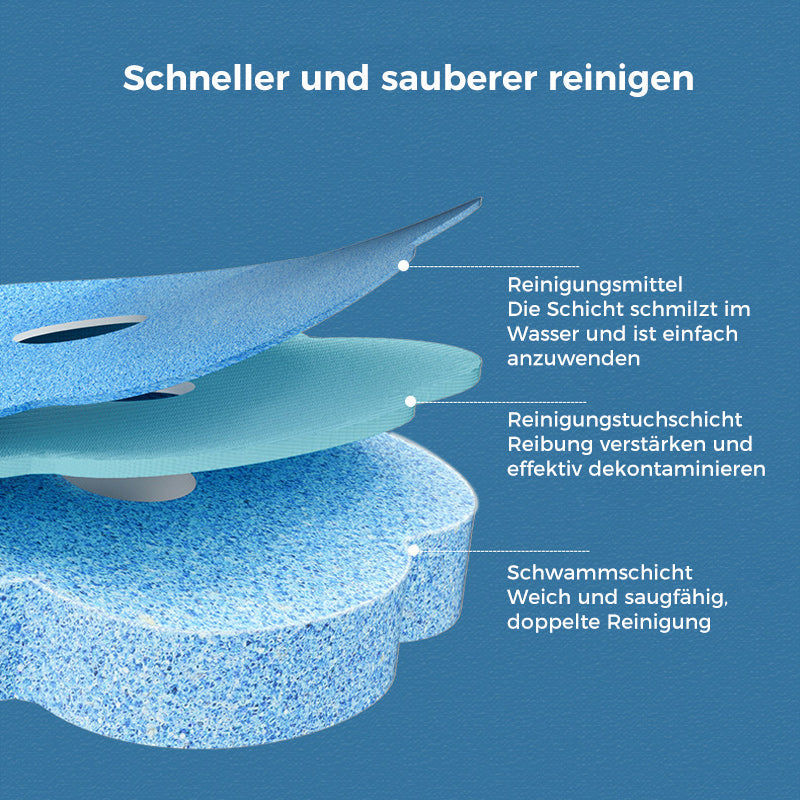 HygiBrush Einweg-Toilettenbürste mit abnehmbaren Schwammköpfen | Brehn