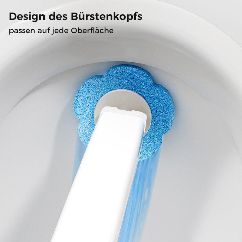 HygiBrush Einweg-Toilettenbürste mit abnehmbaren Schwammköpfen | Brehn