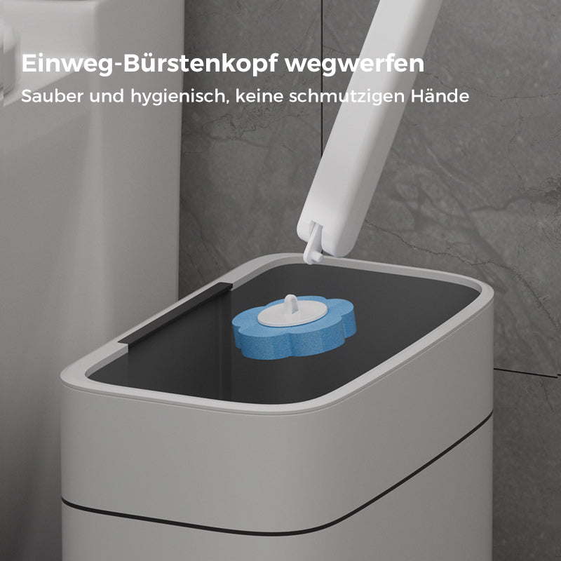 HygiBrush Einweg-Toilettenbürste mit abnehmbaren Schwammköpfen | Brehn