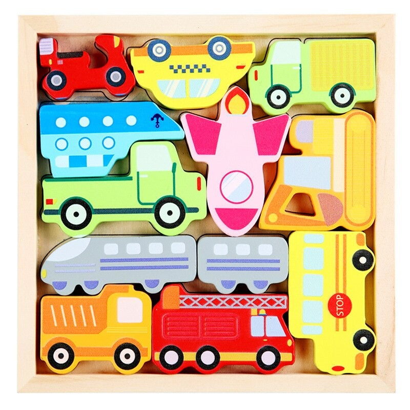 Brehn | Formenspaß – Holzpuzzle (2+1 GRATIS)