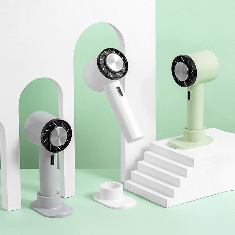 CoolBreeze Mini – Tragbarer Klimaanlagenventilator mit wiederaufladbarem Akku