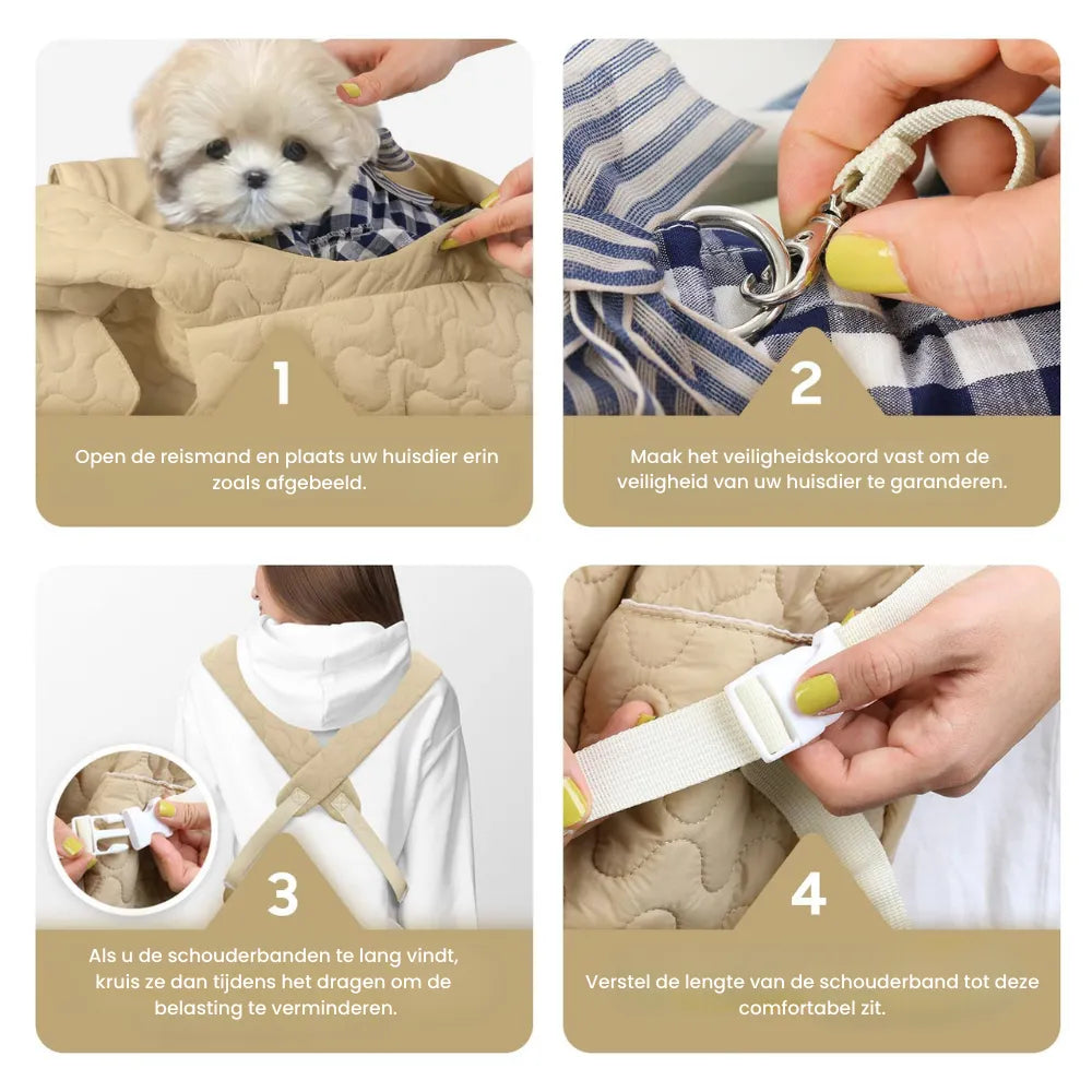 RoverRug XL Hundetransport – Wasserdicht, Leicht und Ergonomisches Design | Brehn
