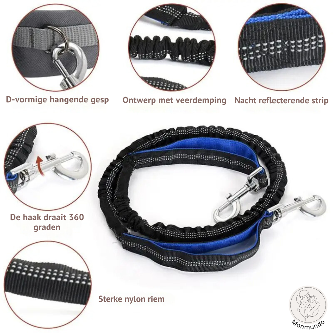 Hunde-Leine Hüfttasche Set | Brehn