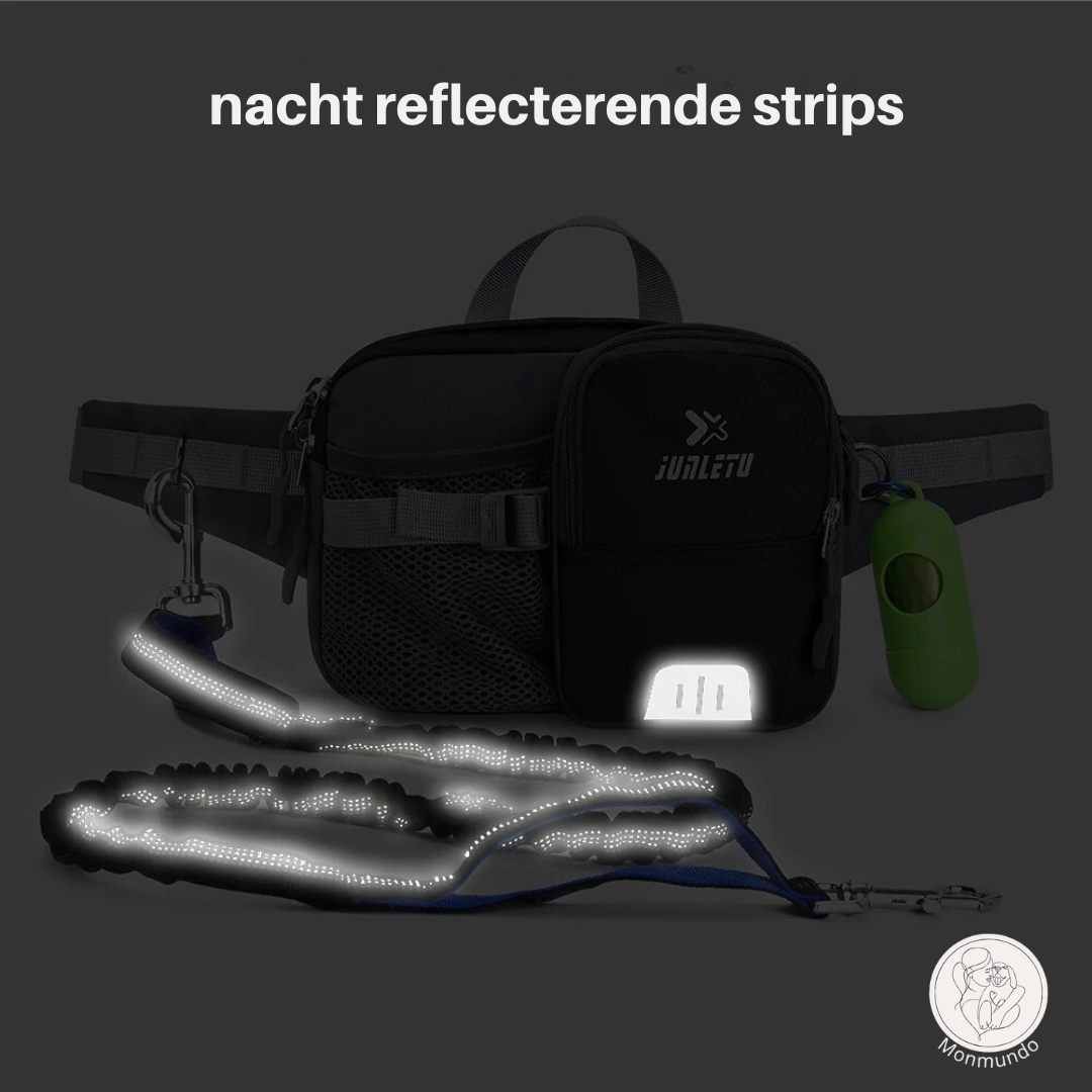 Hunde-Leine Hüfttasche Set | Brehn