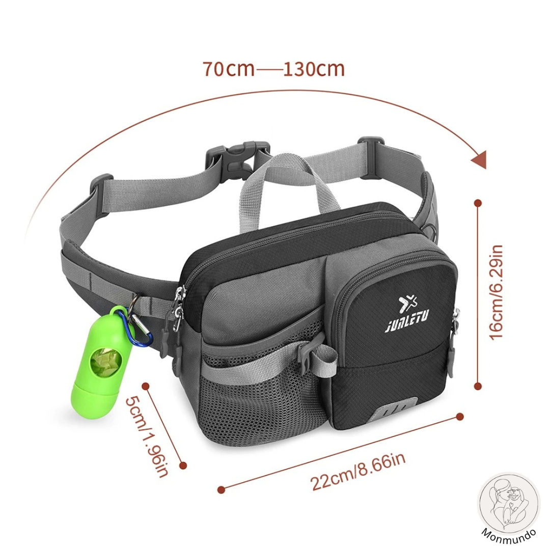 Hunde-Leine Hüfttasche Set | Brehn