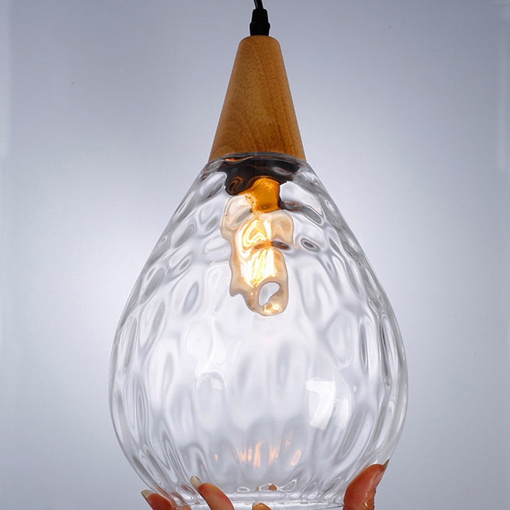Vintage Tropfen Glas Pendelleuchte für das Esszimmer | Brehn