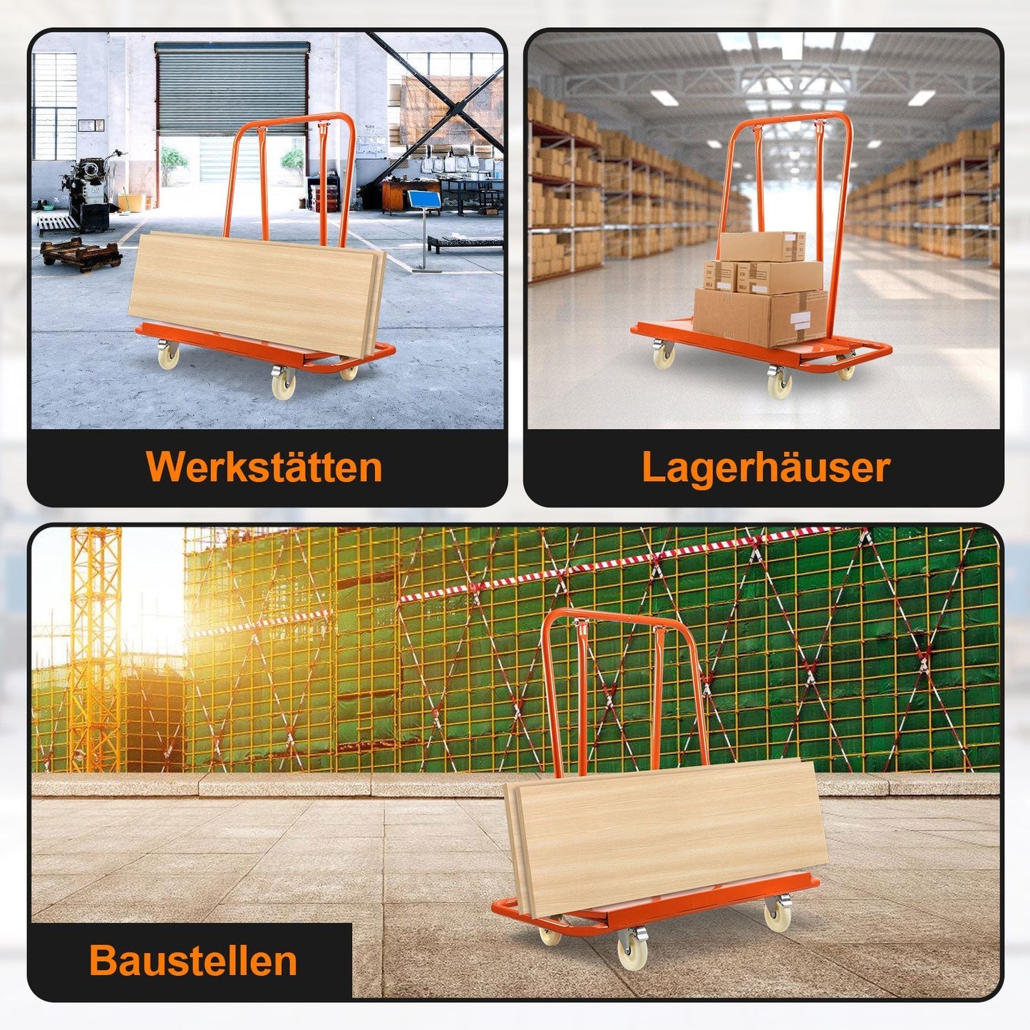 Plattenwagen Transportwagen bis 1000kg | Brehn
