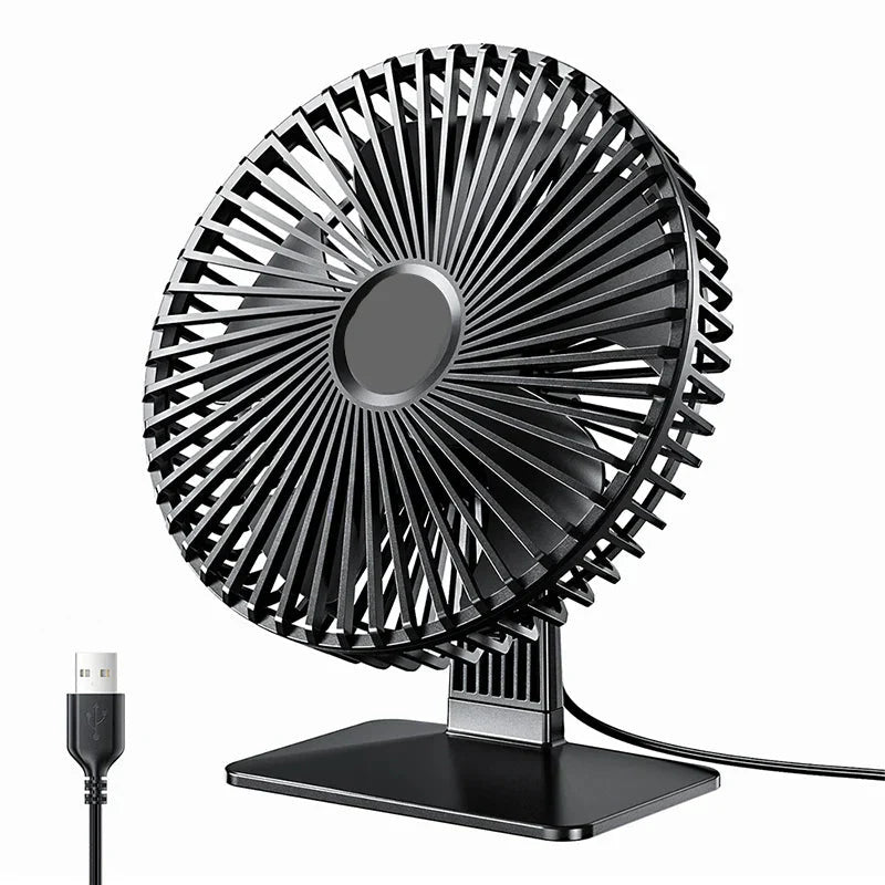 Mira Oszillierender USB Ventilator – Leise, Kompakt & 4 Geschwindigkeiten für Schreibtische und Nachttische | Brehn