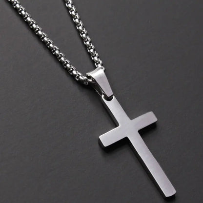 Klassische Kreuz Herren Halskette
