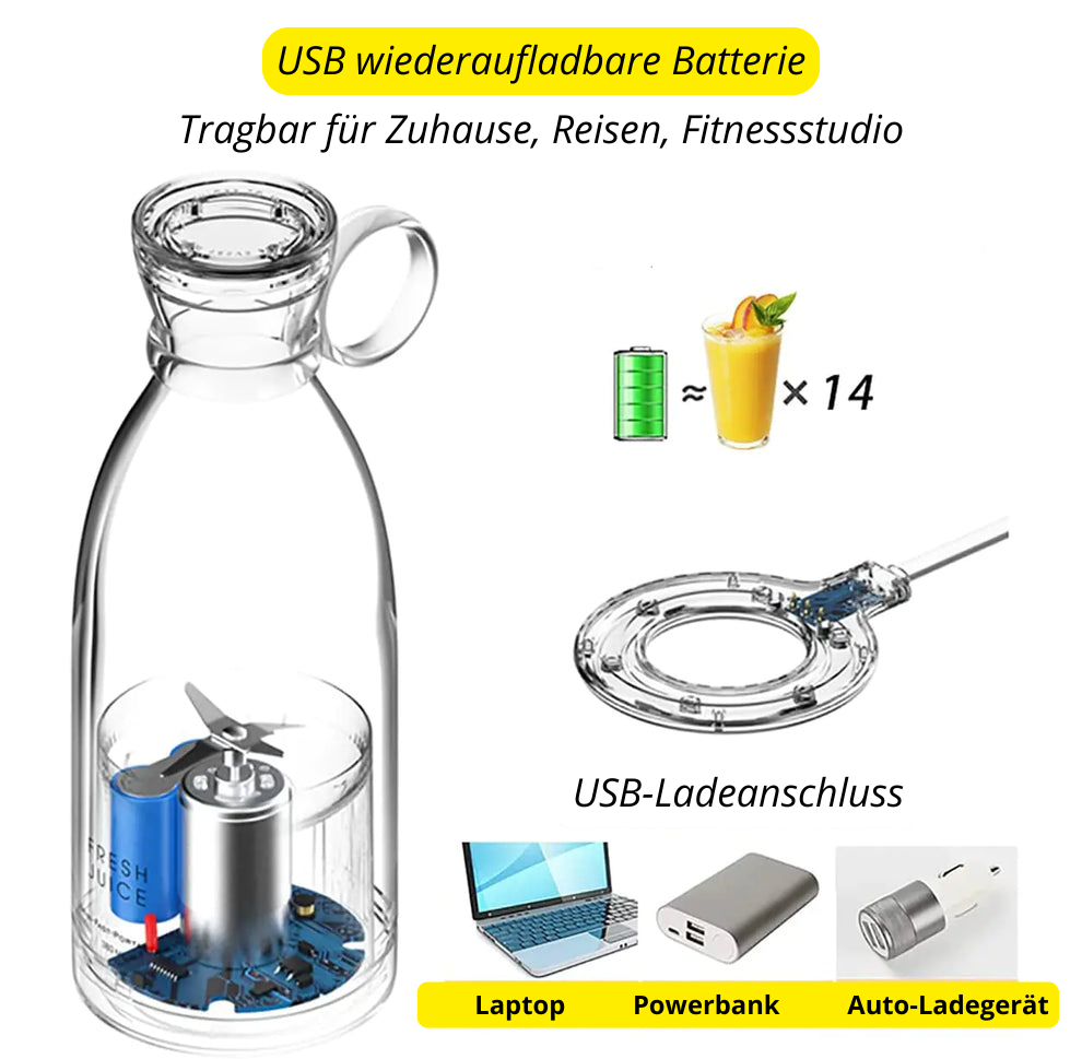 Brehn | Tragbarer Mixer für unterwegs - SmoothEase