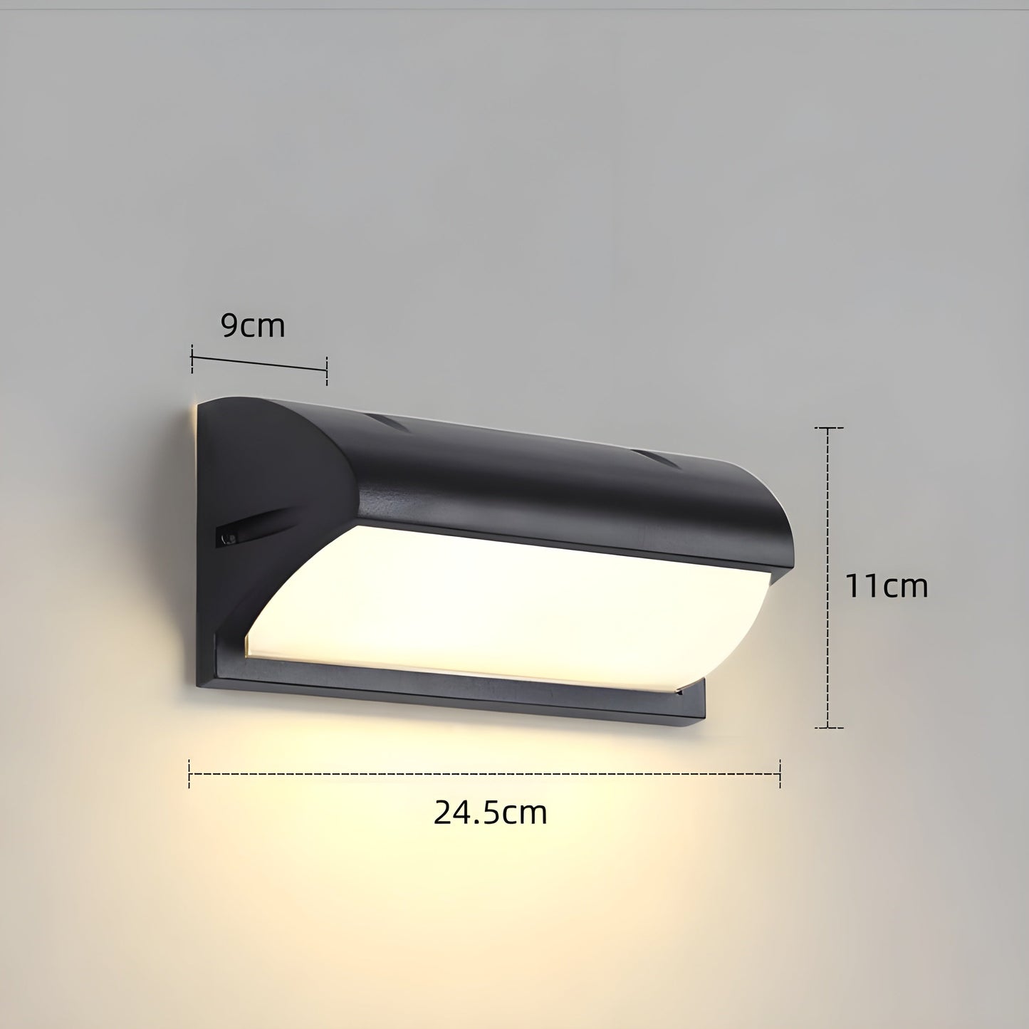 Brehn | LED Außen Bewegungsmelder wasserdichte Wandlampe