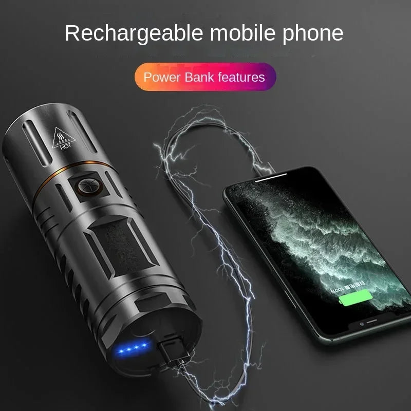 Ultra Helle Nachtstrahler Wiederaufladbare Taschenlampe | Brehn