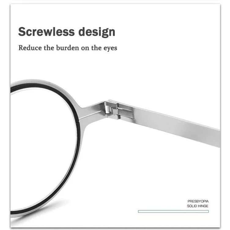 Ultraleichte schraubenlose faltbare Lesebrille aus Titanmaterial | Brehn