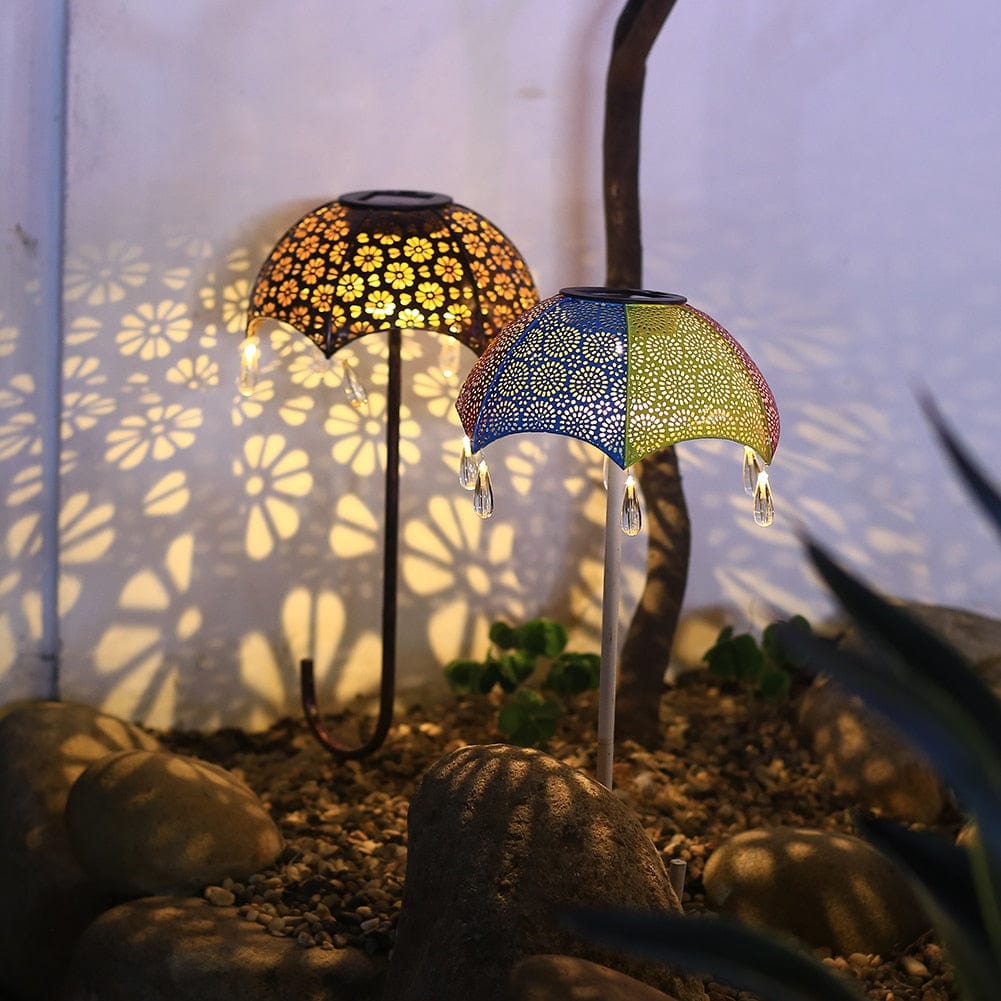 Sonnenschirm Solar Gartenlichter | Brehn