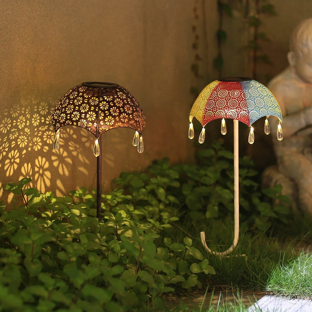 Sonnenschirm Solar Gartenlichter | Brehn
