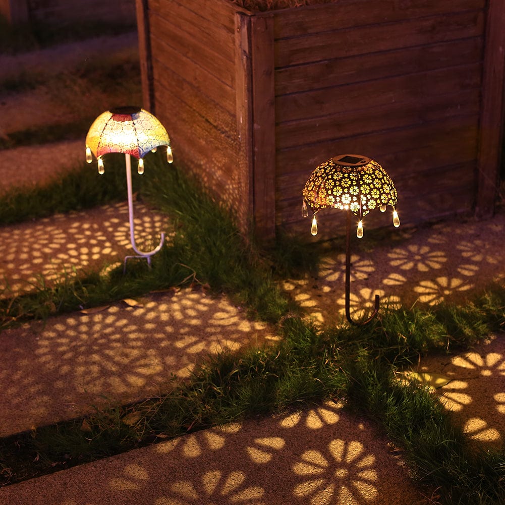 Sonnenschirm Solar Gartenlichter | Brehn