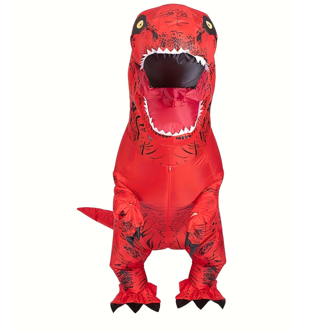 DinoBlast Aufblasbares T-Rex Kostüm – Gigantischer Unisex Verkleidung Anzug | Brehn