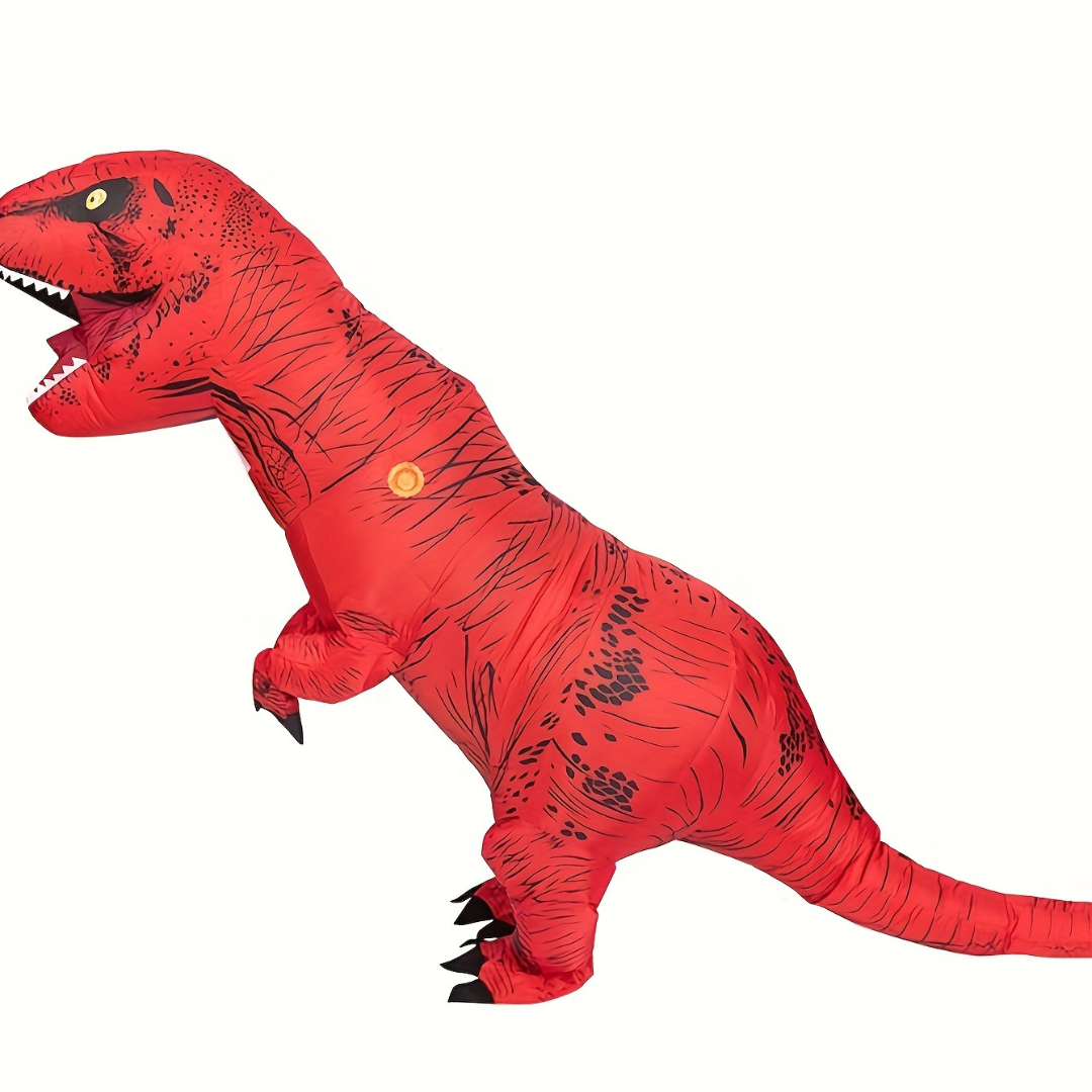 DinoBlast Aufblasbares T-Rex Kostüm – Gigantischer Unisex Verkleidung Anzug | Brehn