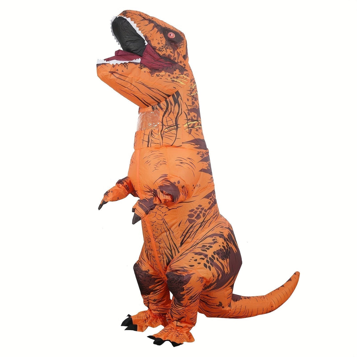 DinoKing Aufblasbares T-Rex Kostüm – Gigantischer Unisex-Anzug mit Ventilator | Brehn