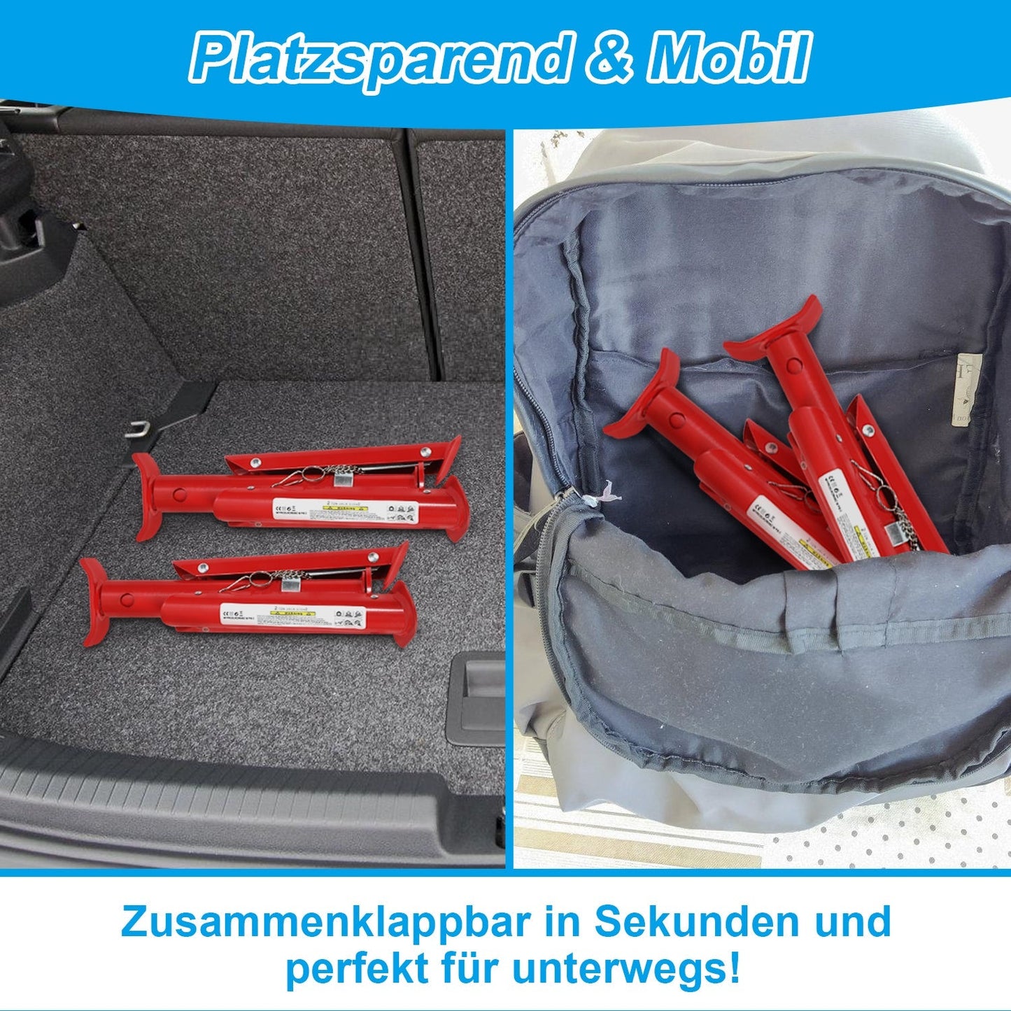 2T/3T Unterstellböcke Unterstellbock KFZ 2 Stück | Brehn