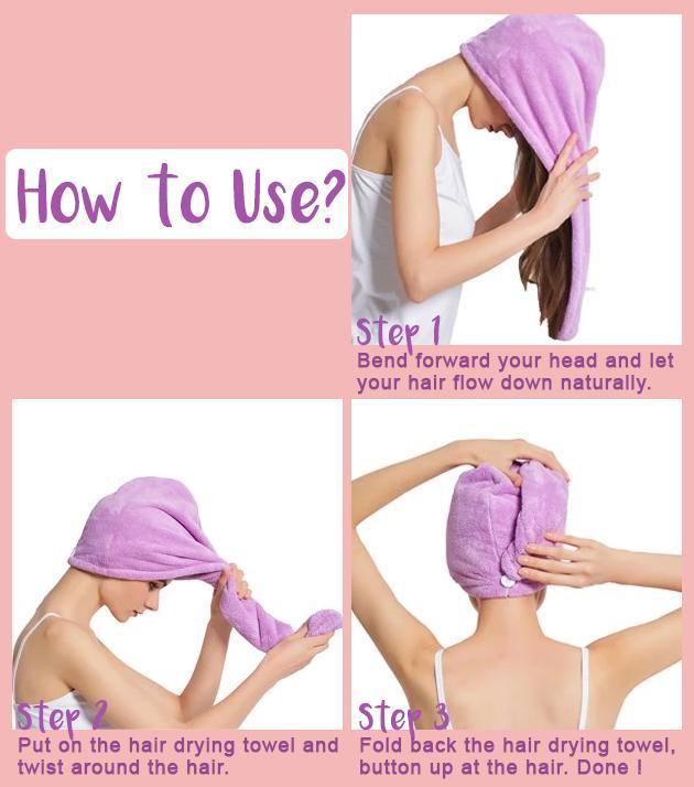 Magic Instant Dry Hair Towel | Brehn