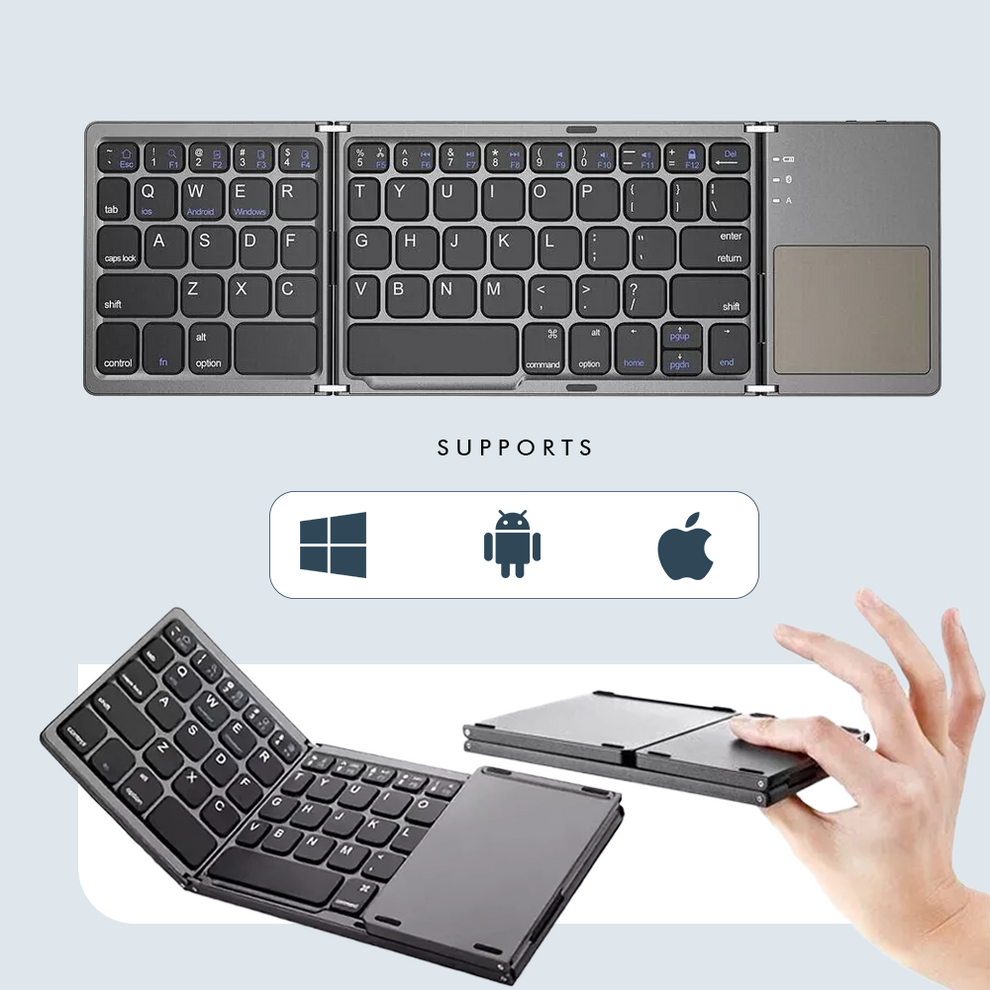 Brehn | PocketType - Ultrakompakt und Sehr Tragbar Tastatur