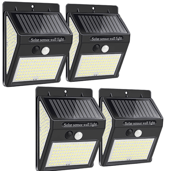 Bewegungsmelder Solar Powered 100 LED Lichter | Brehn