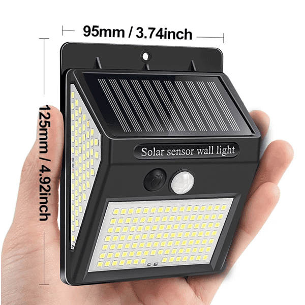 Bewegungsmelder Solar Powered 100 LED Lichter | Brehn