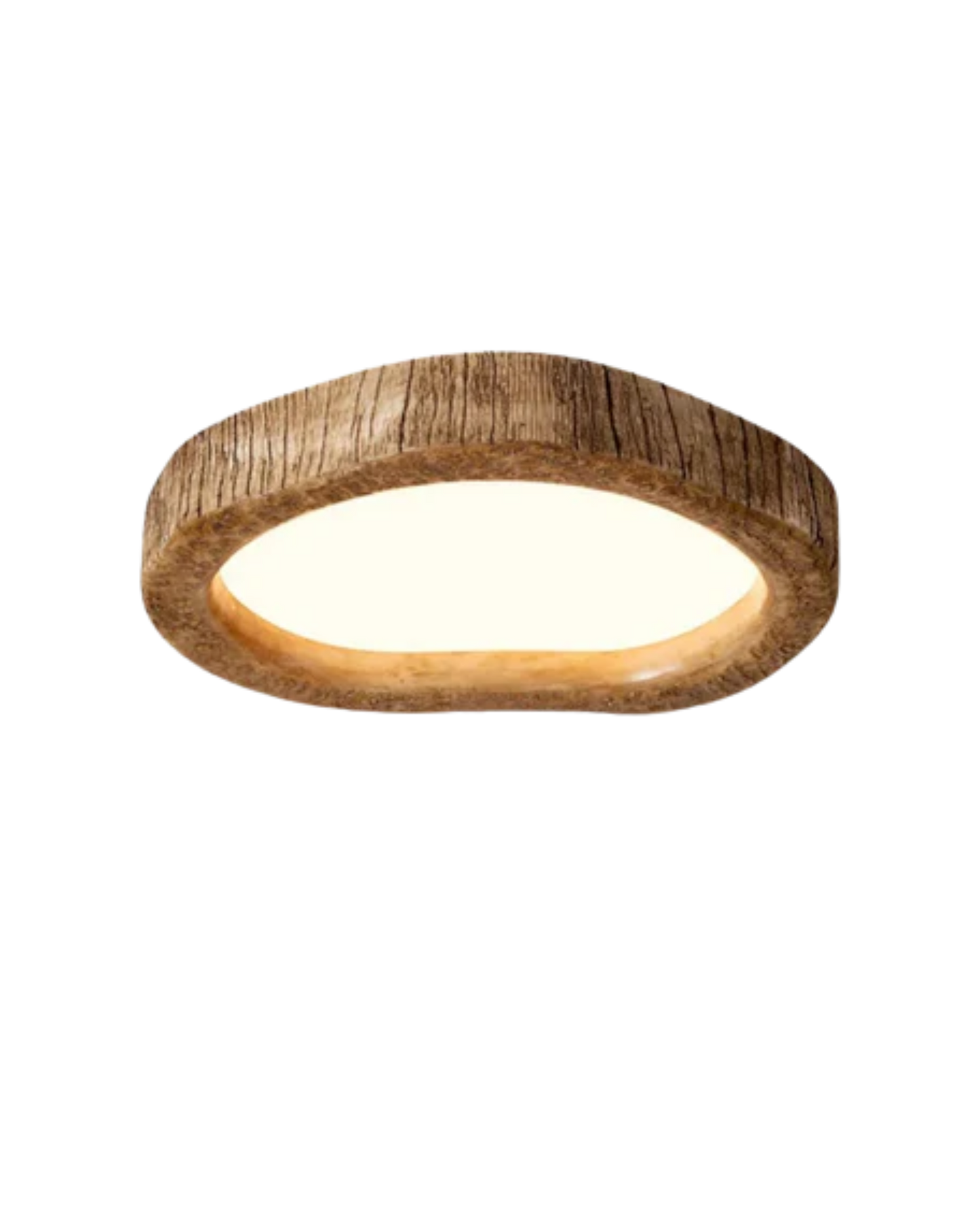 Brehn | Minimalistische Holzlampe im Japandi-Stil mit Leuchteffekt