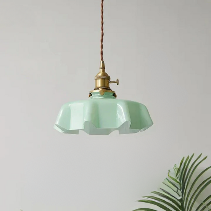 Messing Hängeleuchte im Französischen Design – Elegante Deckenlampe für Wohnzimmer | Brehn