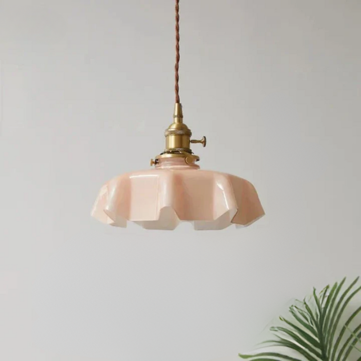 Messing Hängeleuchte im Französischen Design – Elegante Deckenlampe für Wohnzimmer | Brehn
